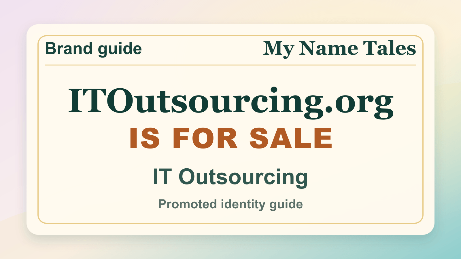 IT Outsourcing identity guide image — ITOutsourcing.org is for sale