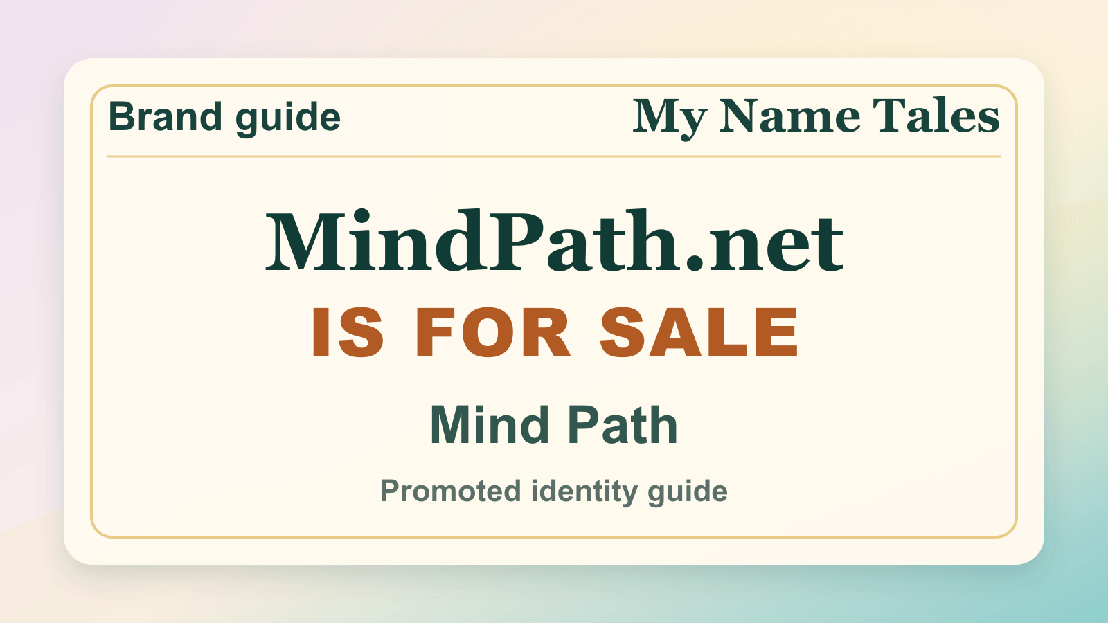Mind Path identity guide image — MindPath.net is for sale
