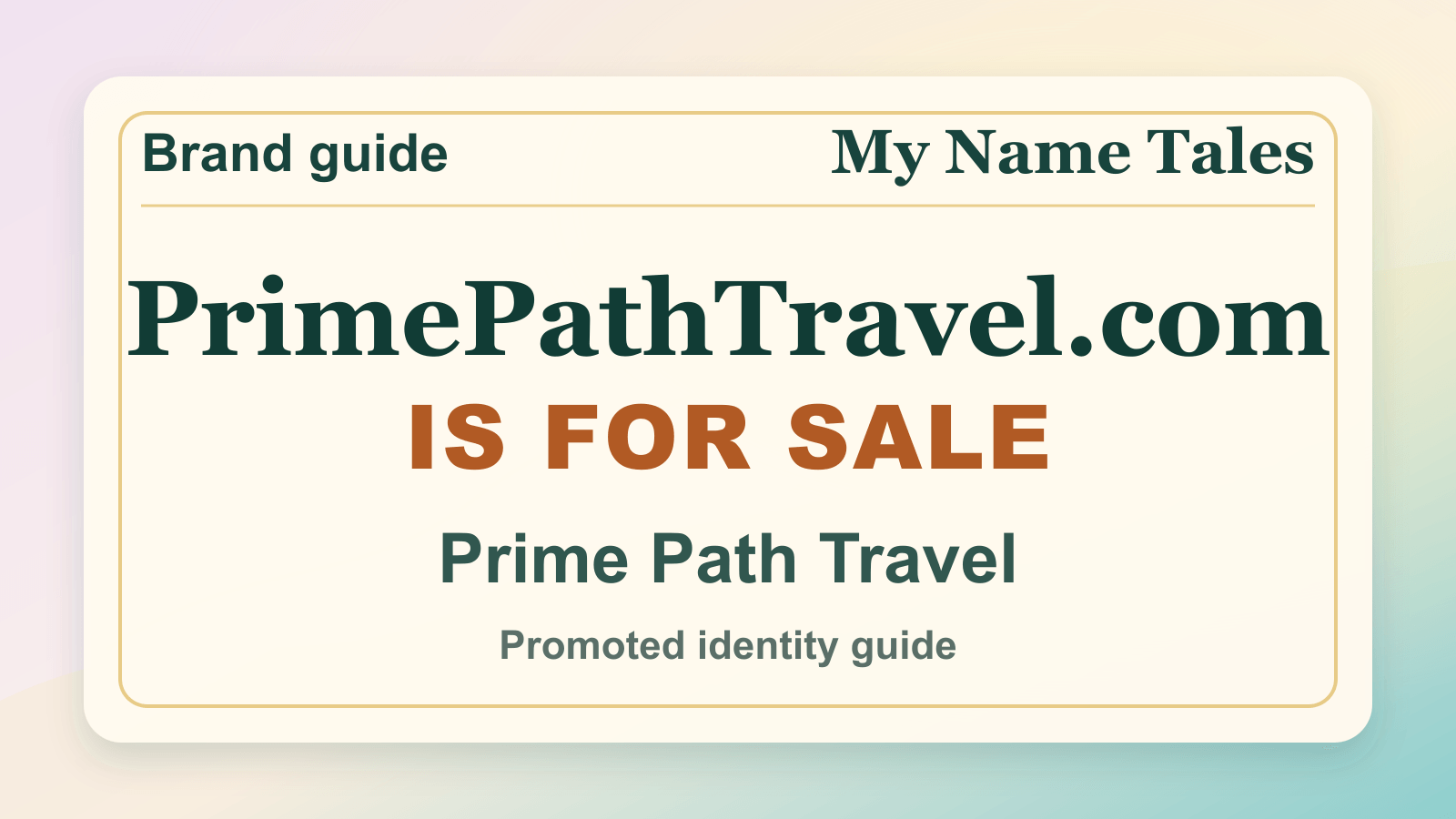 Prime Path Travel identity guide image — PrimePathTravel.com is for sale